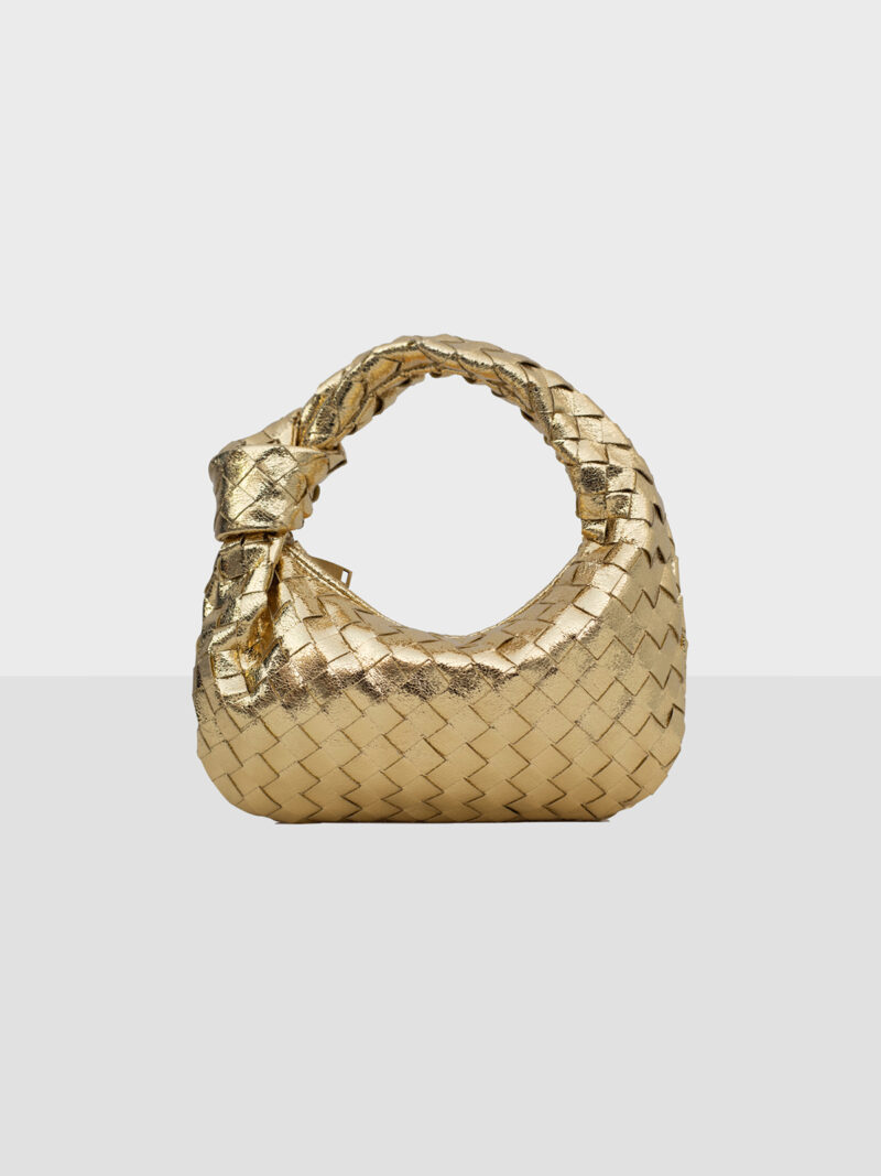 Hobo Metallic Gold Bag by KUKU