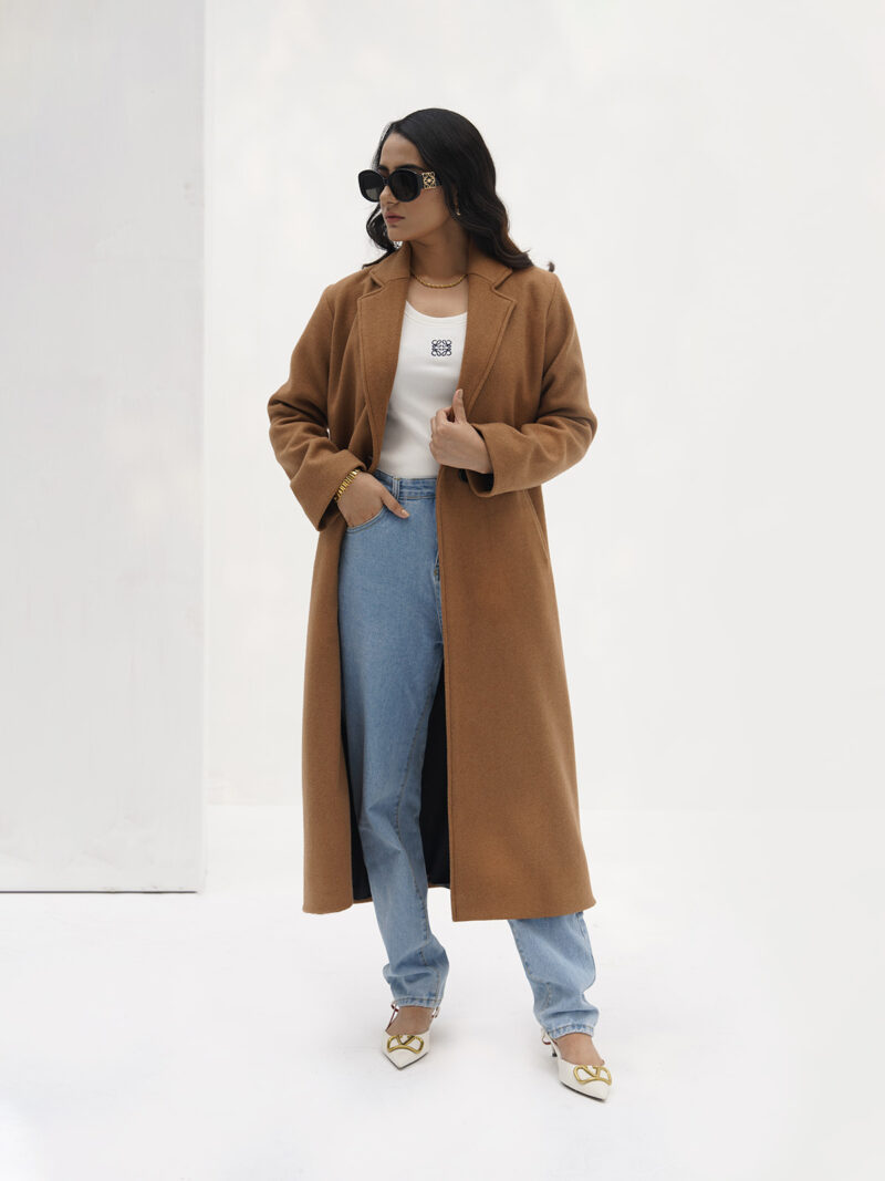 Camel Wool Blend Coat