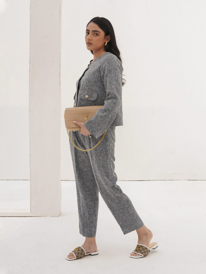 Grey Tweed Co-ord