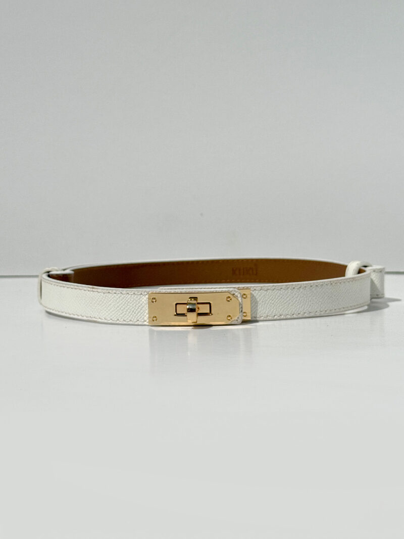 Lock belt - white