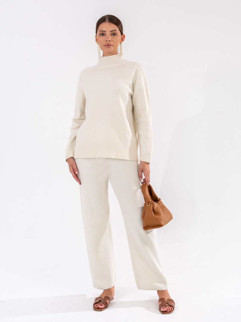 Ivory knitted co-ord