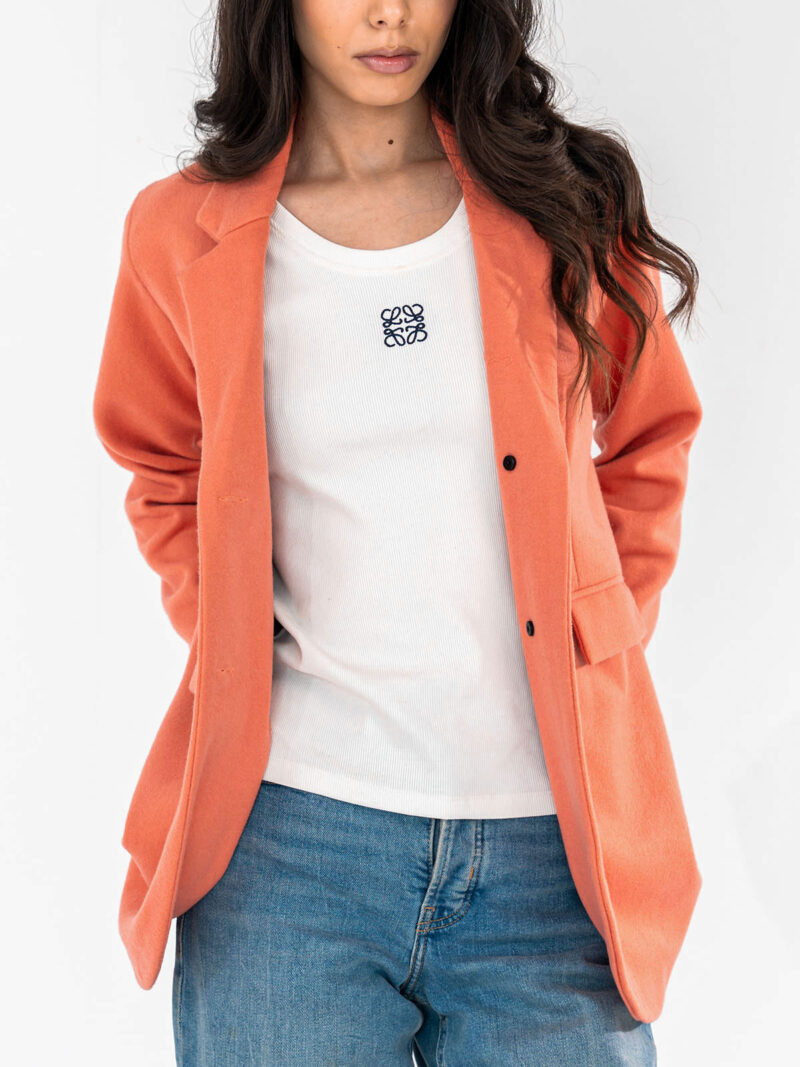 Minimal wool jacket