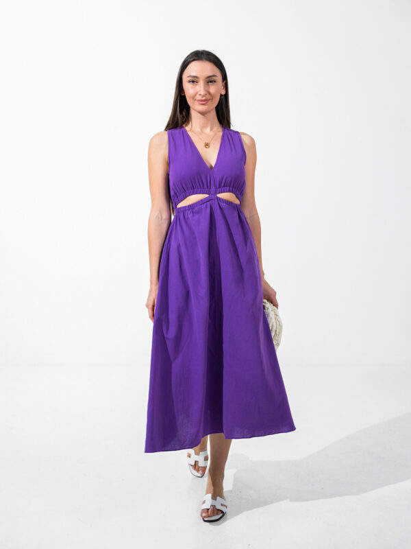 Lilac Twist Maxi Dress