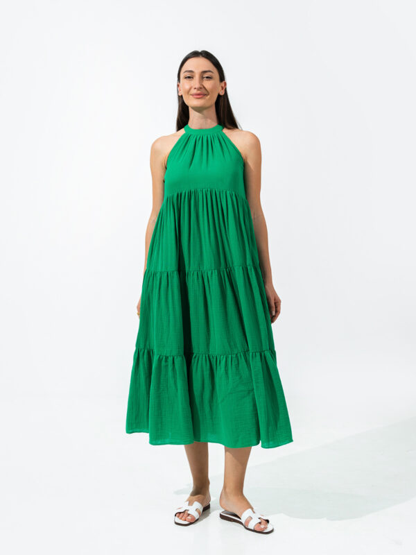 Emerald Tiered Maxi Dress