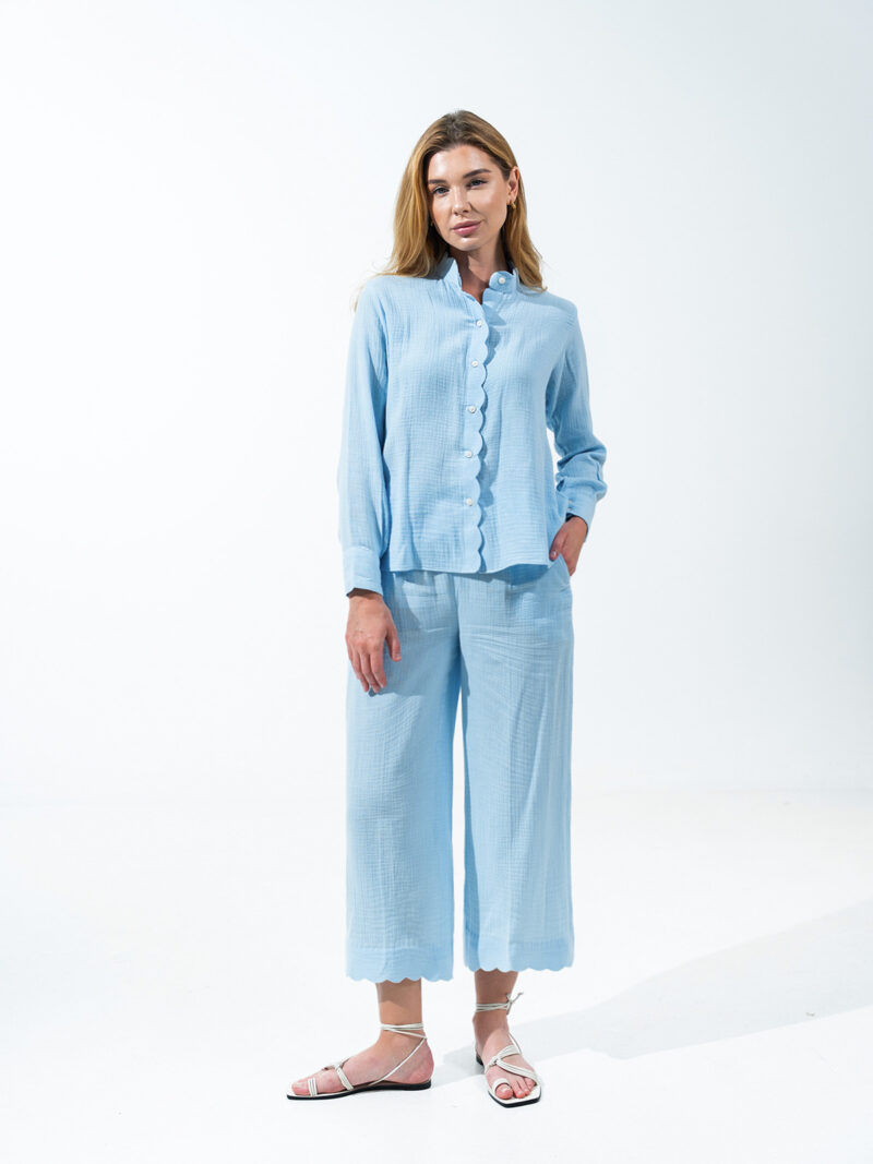 Scallop Ice blue co-ord
