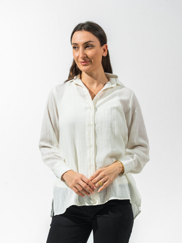 Minimal linen shirt