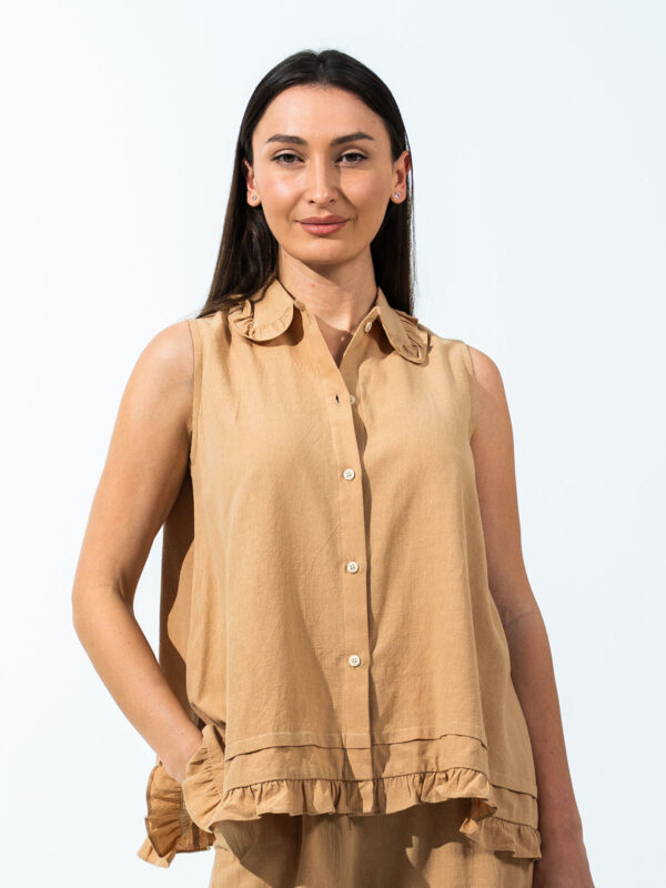 Ruffle muse shirt