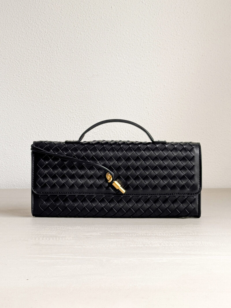 Petra clutch bag - black