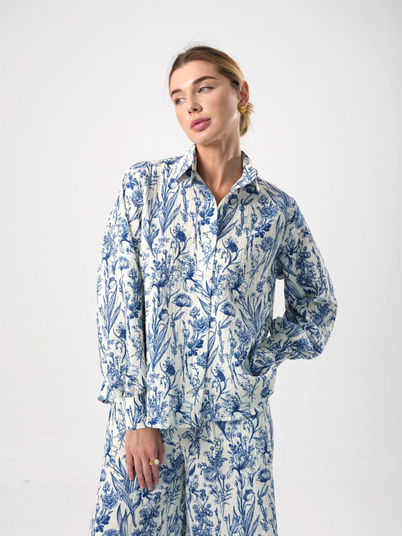 Bluevine textured shirt