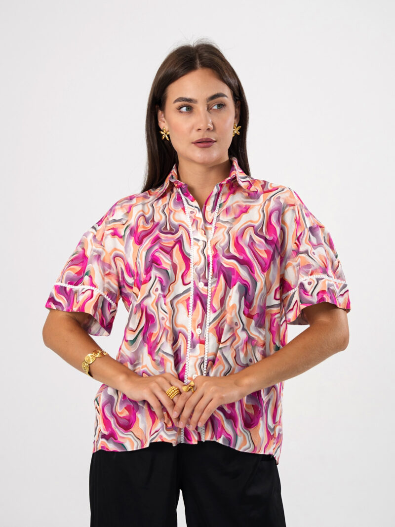 Fuchsia blaze shirt