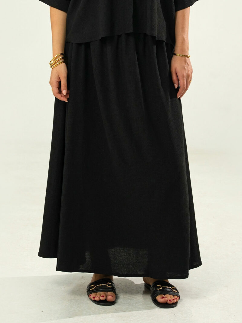 Midnight black skirt