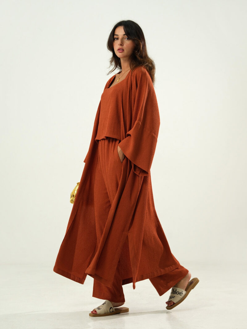 Rust textured ensemble