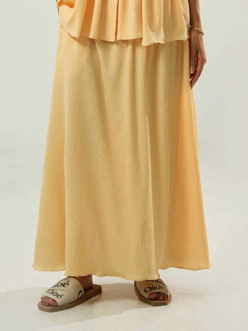 Butter yellow skirt