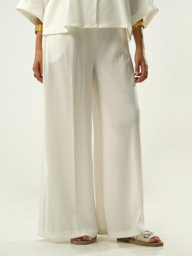 Pearl white trousers