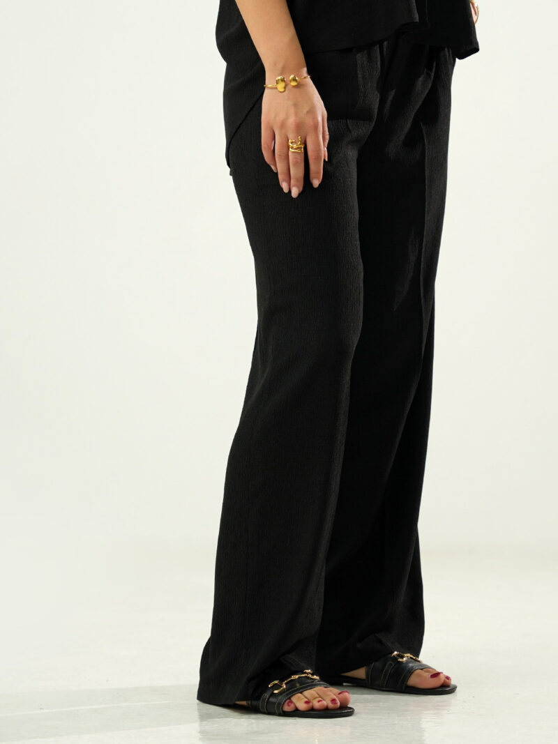 Midnight black trousers